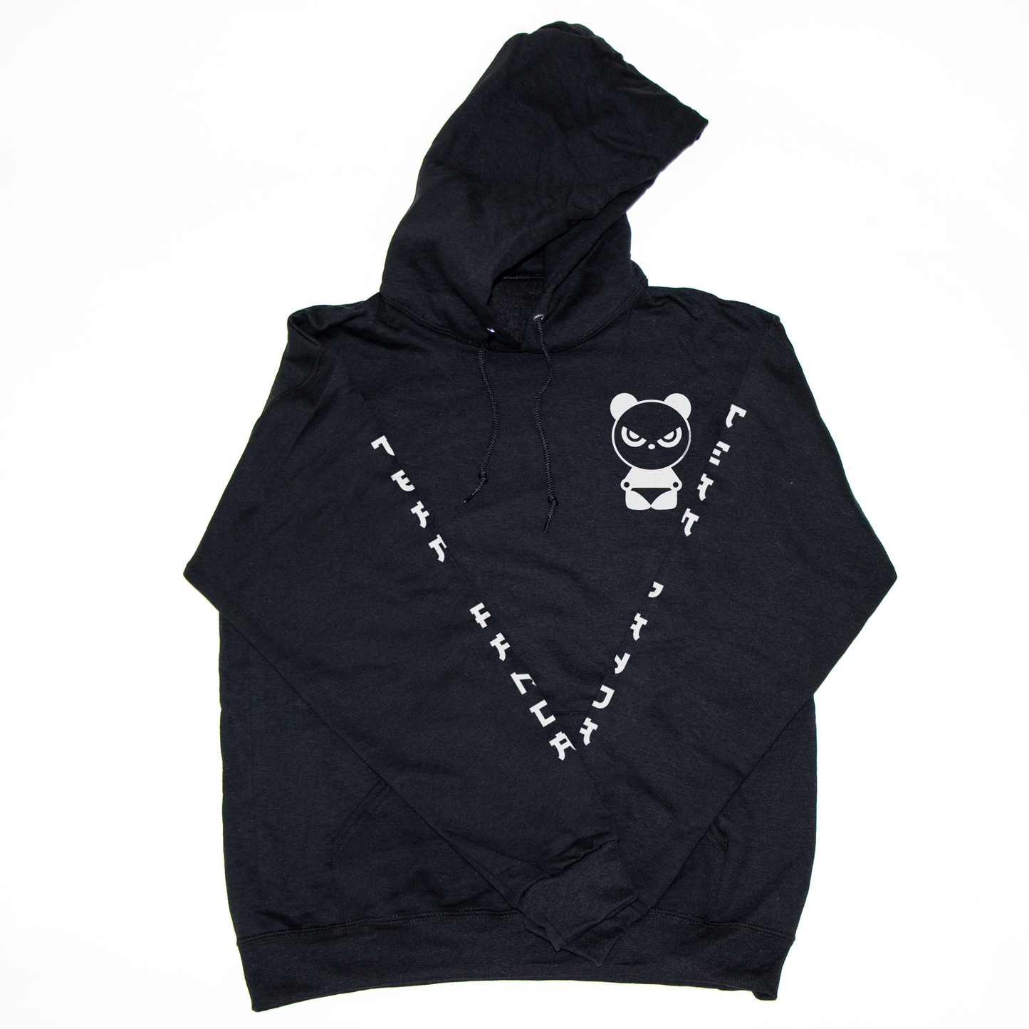 Angry Panda Hoodie (Black)