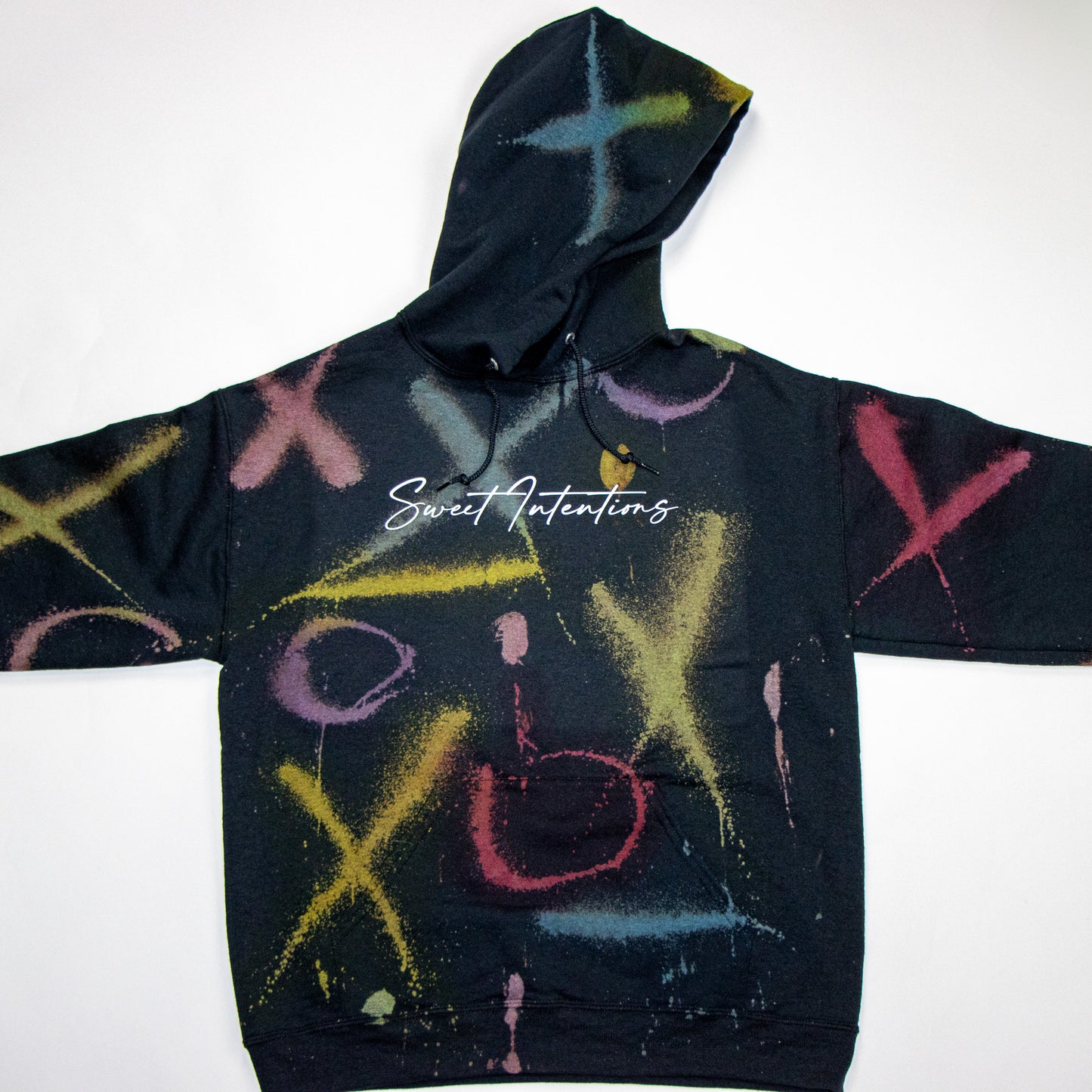 Bleach Multi Colored Tie Die Hoodie