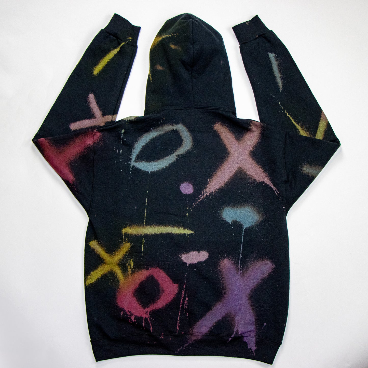 Bleach Multi Colored Tie Die Hoodie