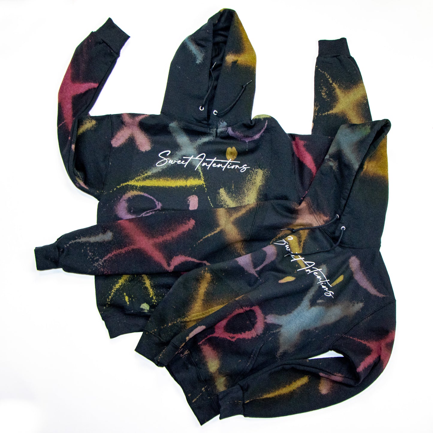 Bleach Multi Colored Tie Die Hoodie
