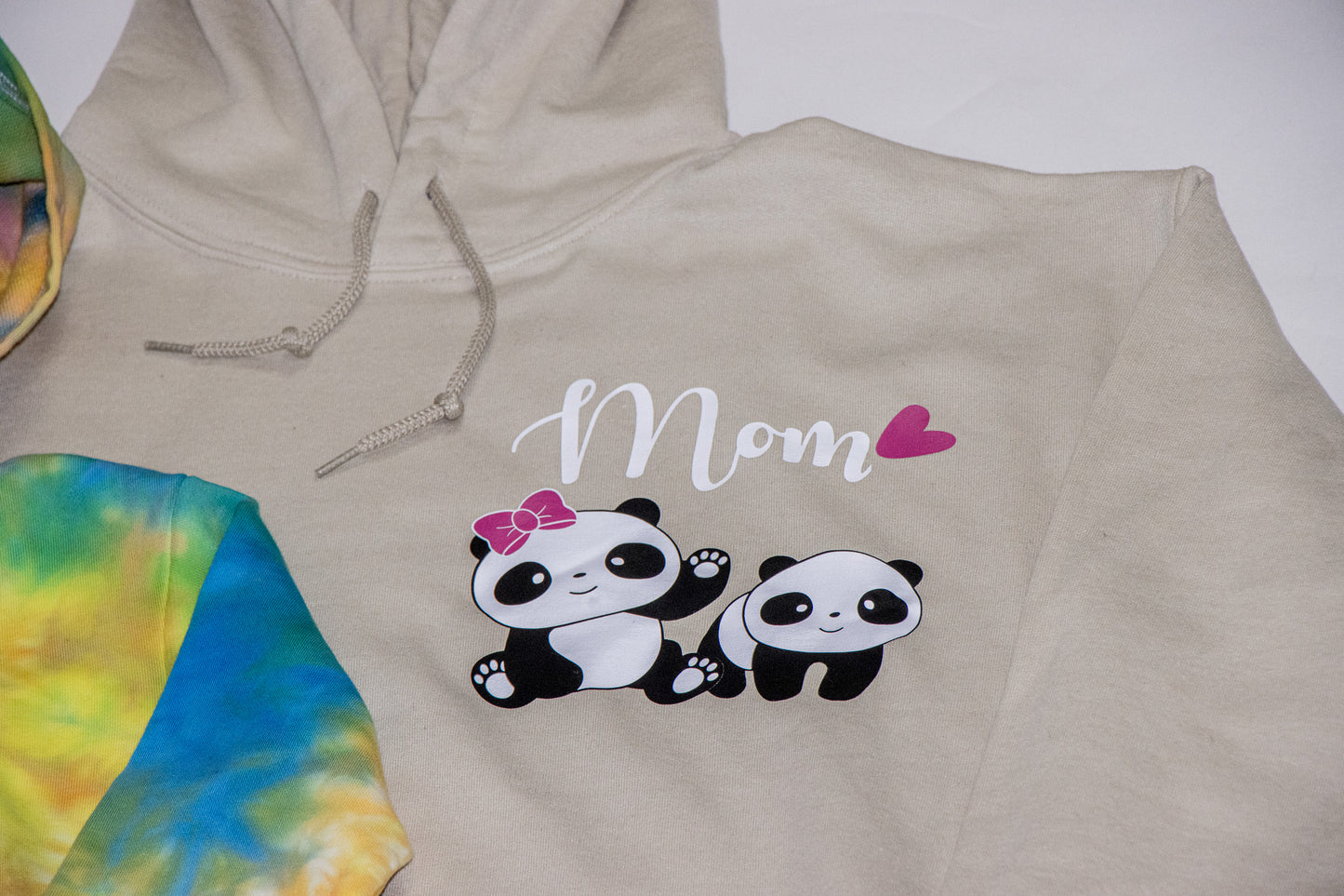 Mom and Daughter Panda Hoodie