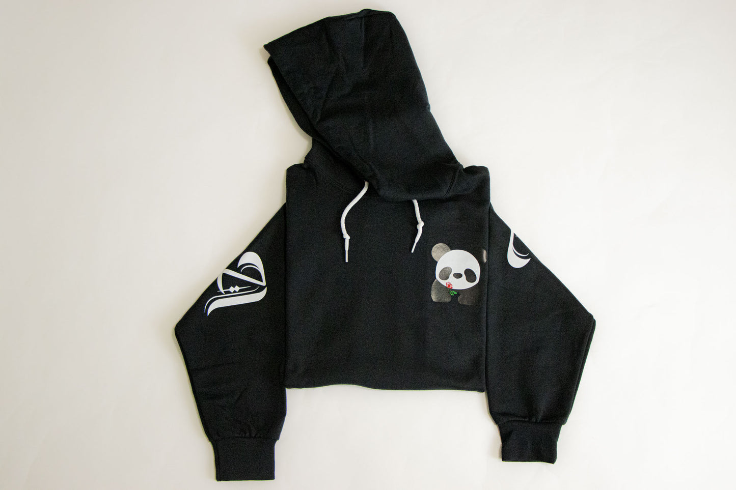 Cozy Panda Rose Hoodie