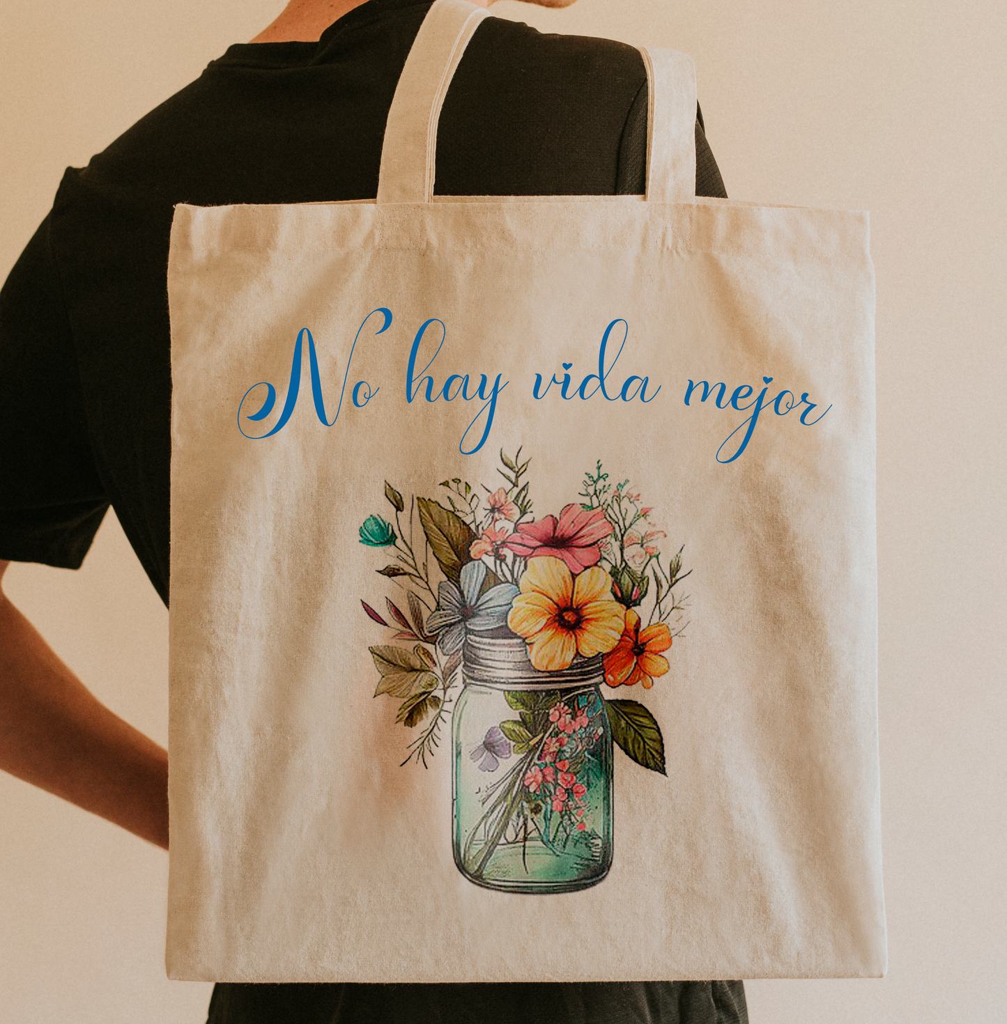 Canvas Tote Bag - No hay vida mejor JW