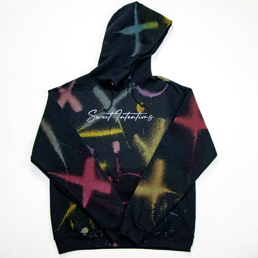 Bleach Multi Colored Tie Die Hoodie