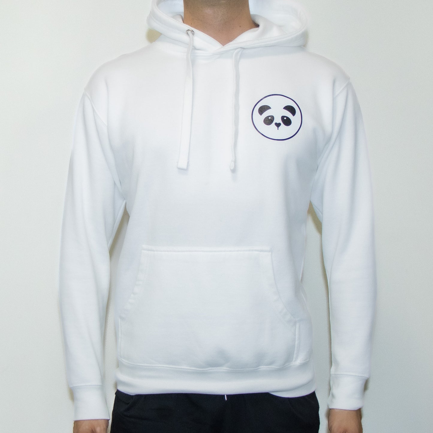 White Panda logo pullover sweater