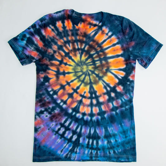 Dark Rainbow Tie Dye - Team Panda Short sleeve t-shirt