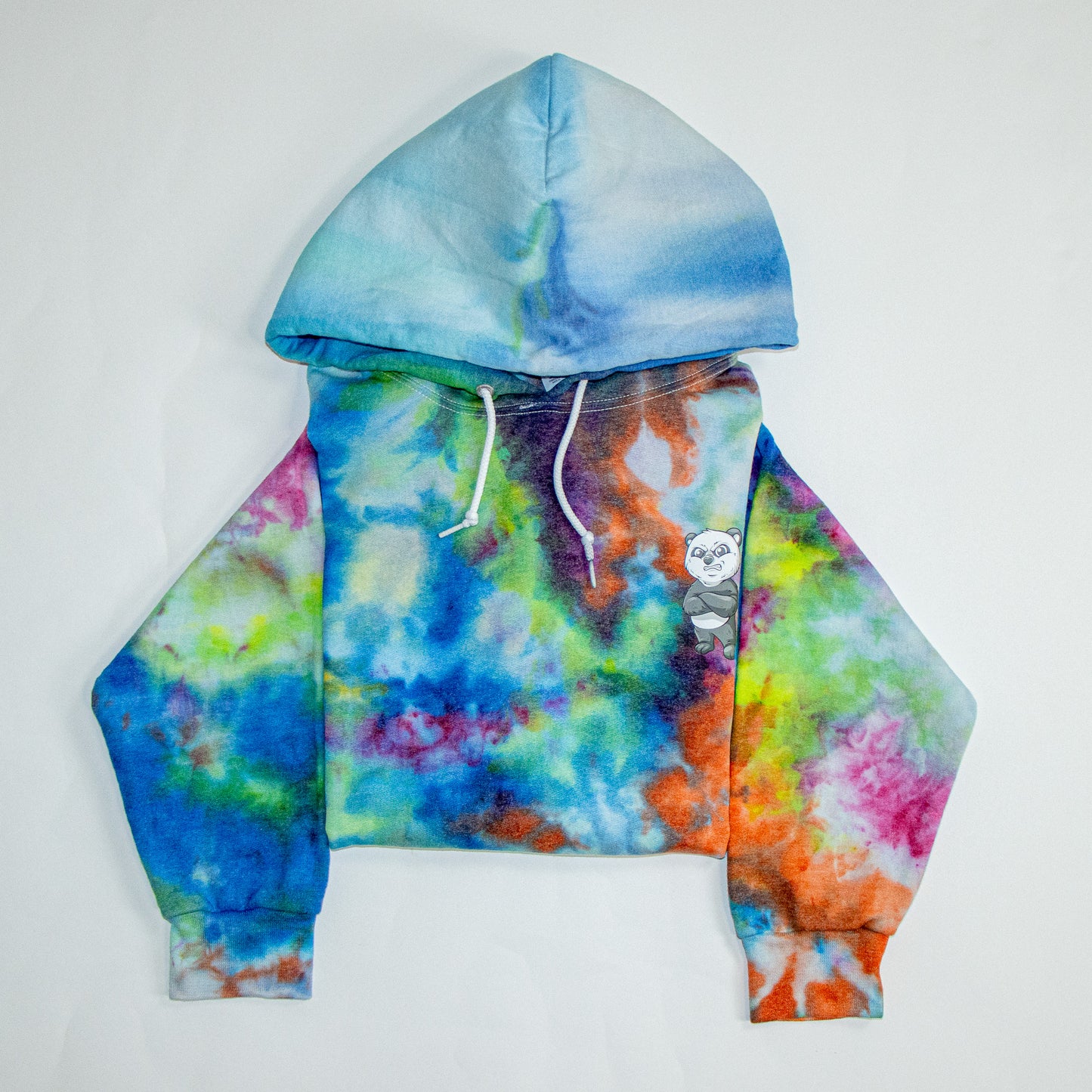 Tie Dye Panda Pullover Hoodie