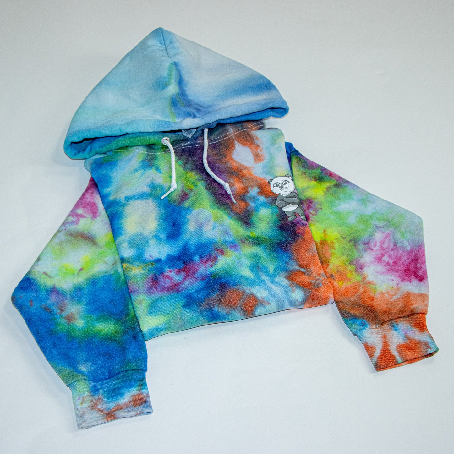 Tie Dye Panda Pullover Hoodie