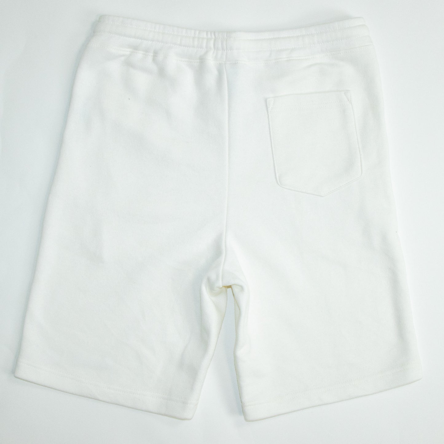 White Team Panda Shorts (Block Logo)