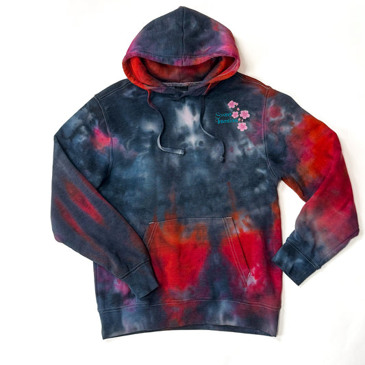 Sweet Intentions multi color tie dye hoodie (One of a Kind)