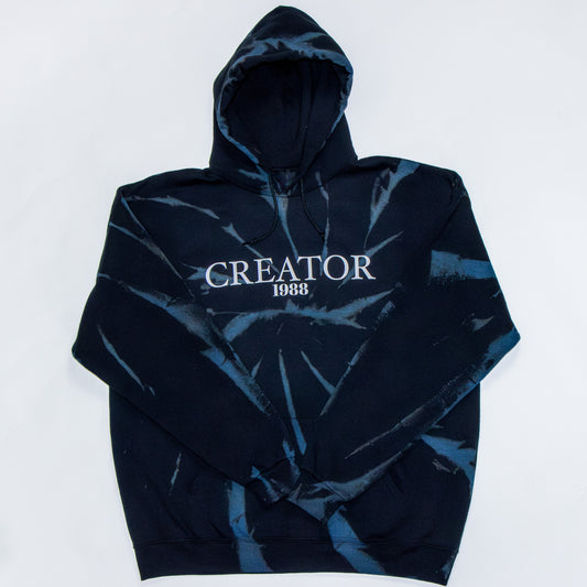 Creator Black Tie Dye Hoodie