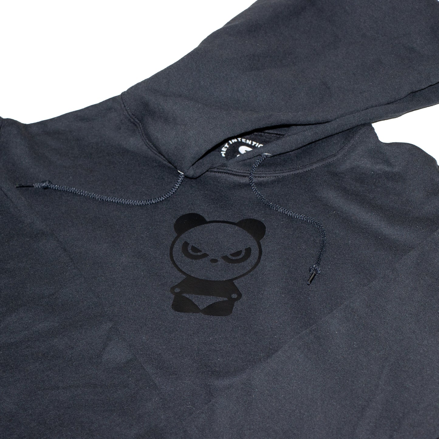 Black on Black Team Panda Japanese Inspired Hoodie
