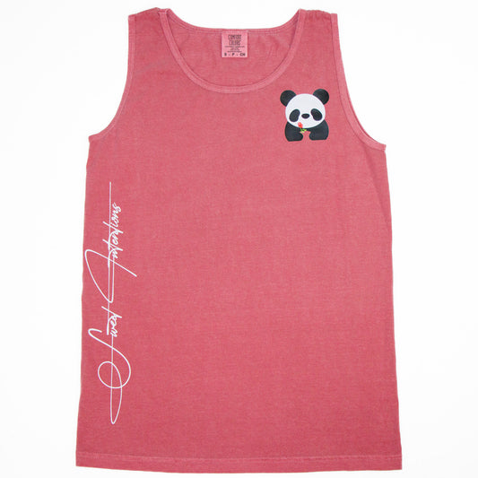 Jersey Color washed Tank Top (Brick Color)