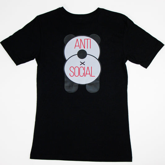 Anti Social Panda t-shirt (black)