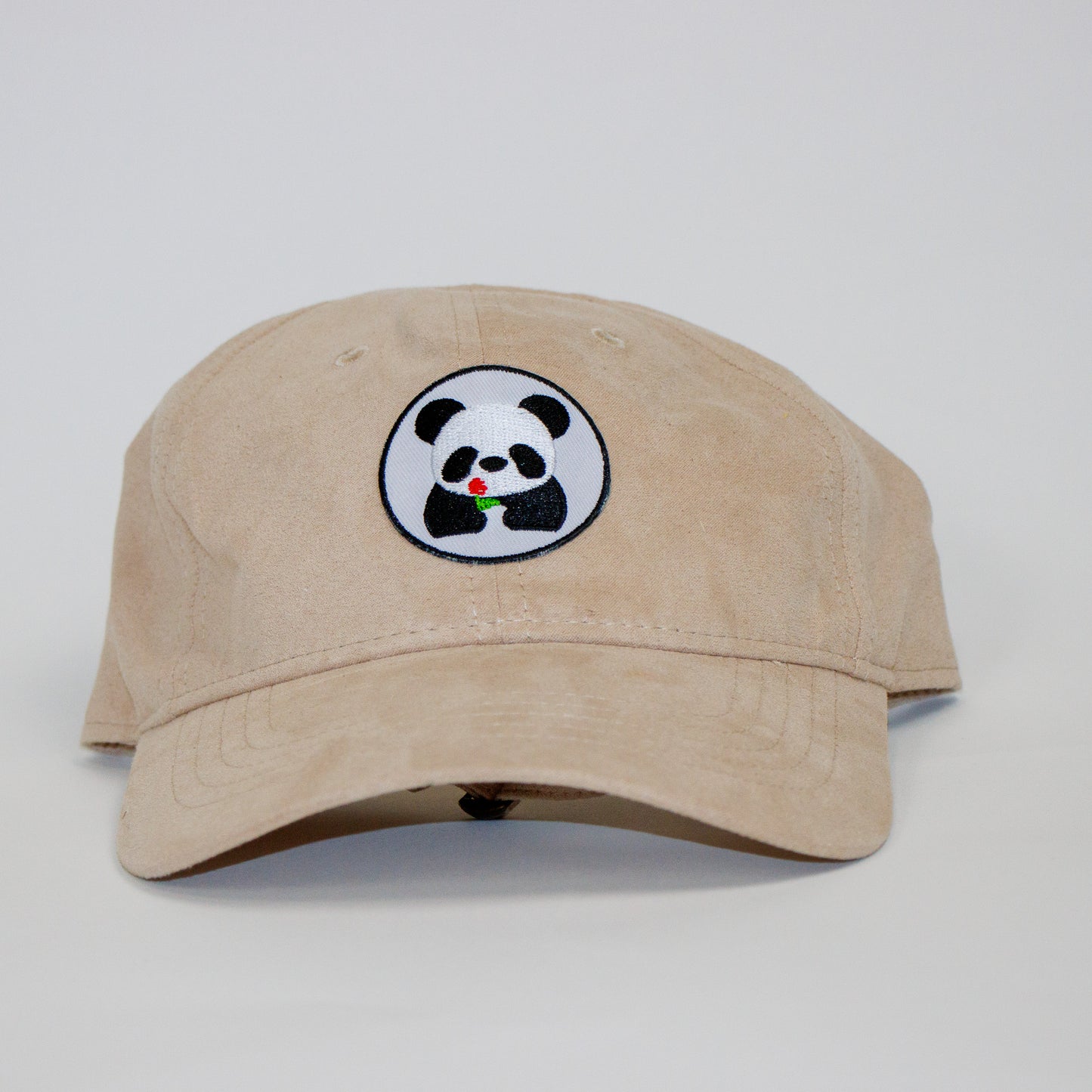 Embroidered Panda with rose hat