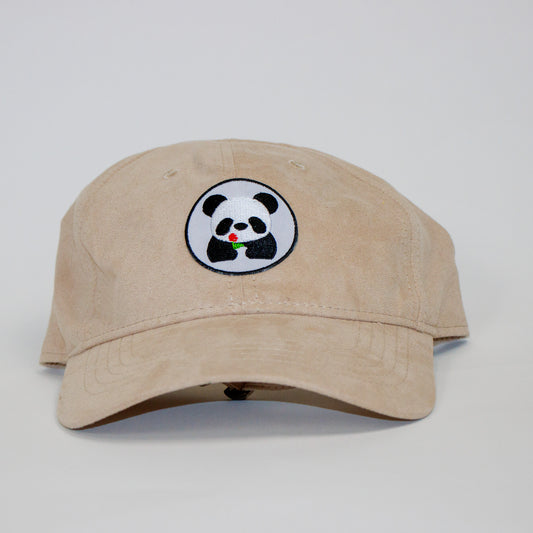 Embroidered Panda with rose hat