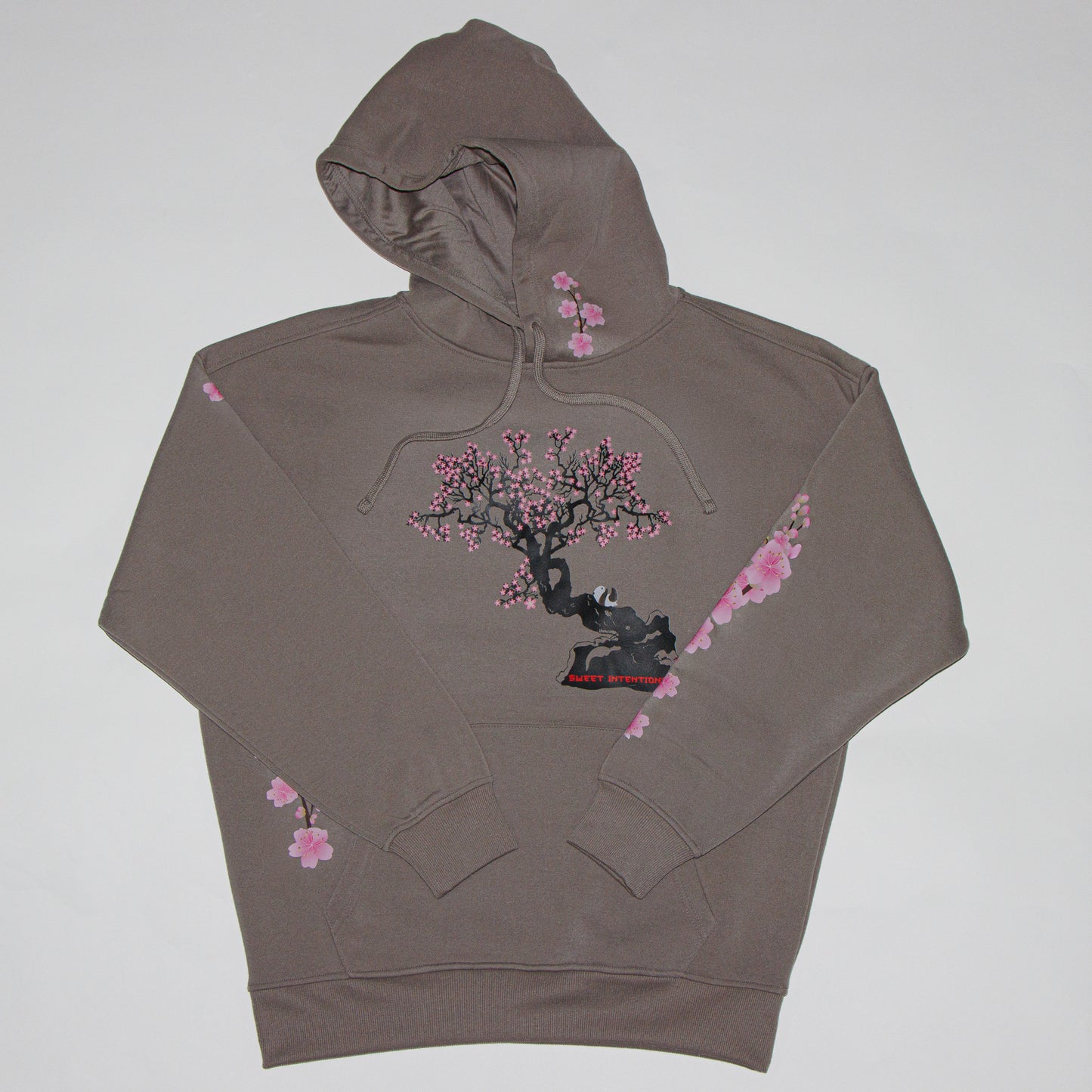 Blane Hoodie cherry blossom tree with accents