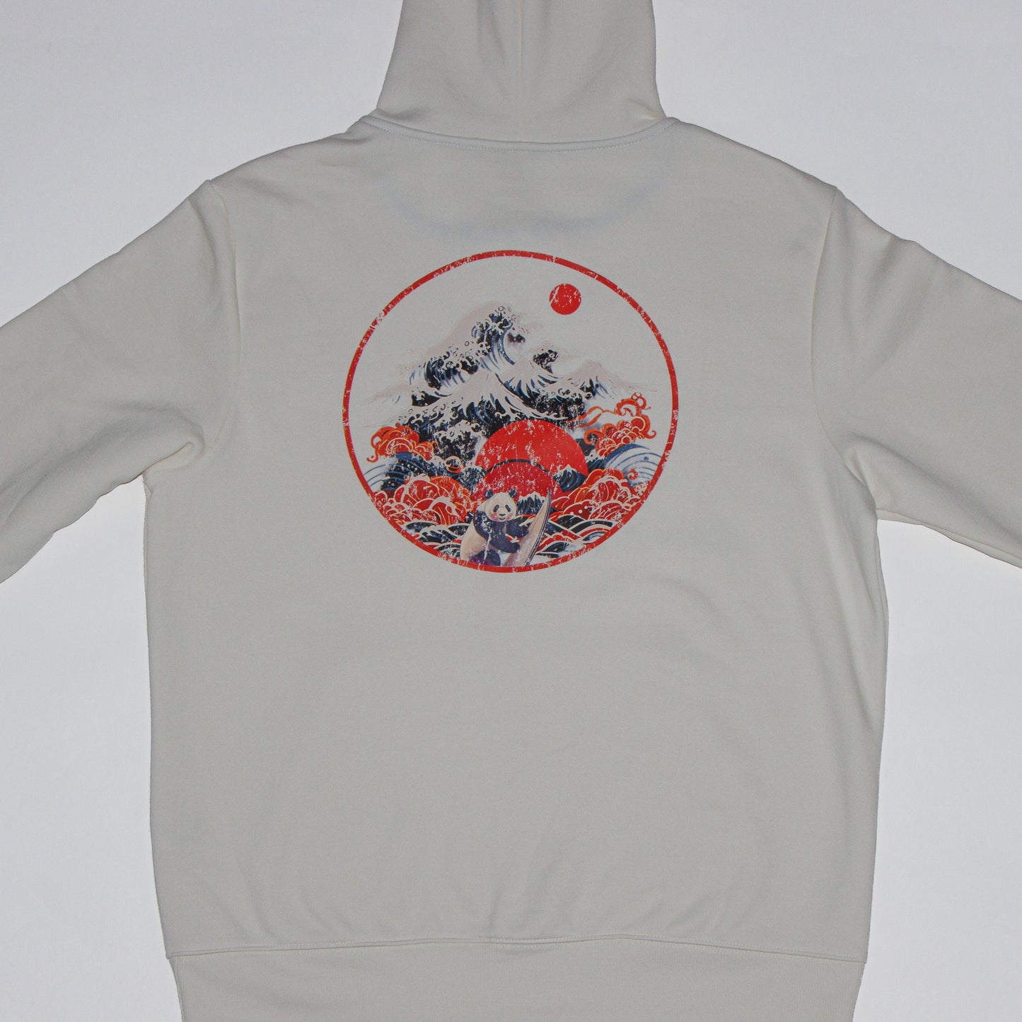 Zane Surffing Panda Comfy Hoodie (Zipper)