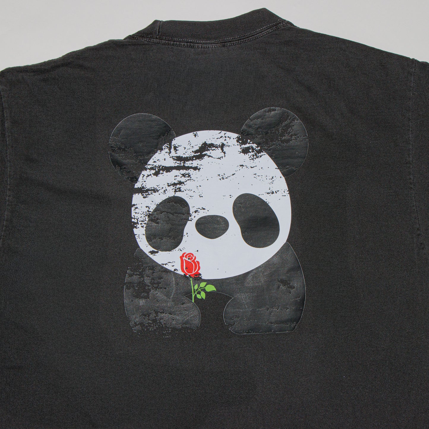 Boxy Arie t-shirt with Sweet Intentions distressed Panda