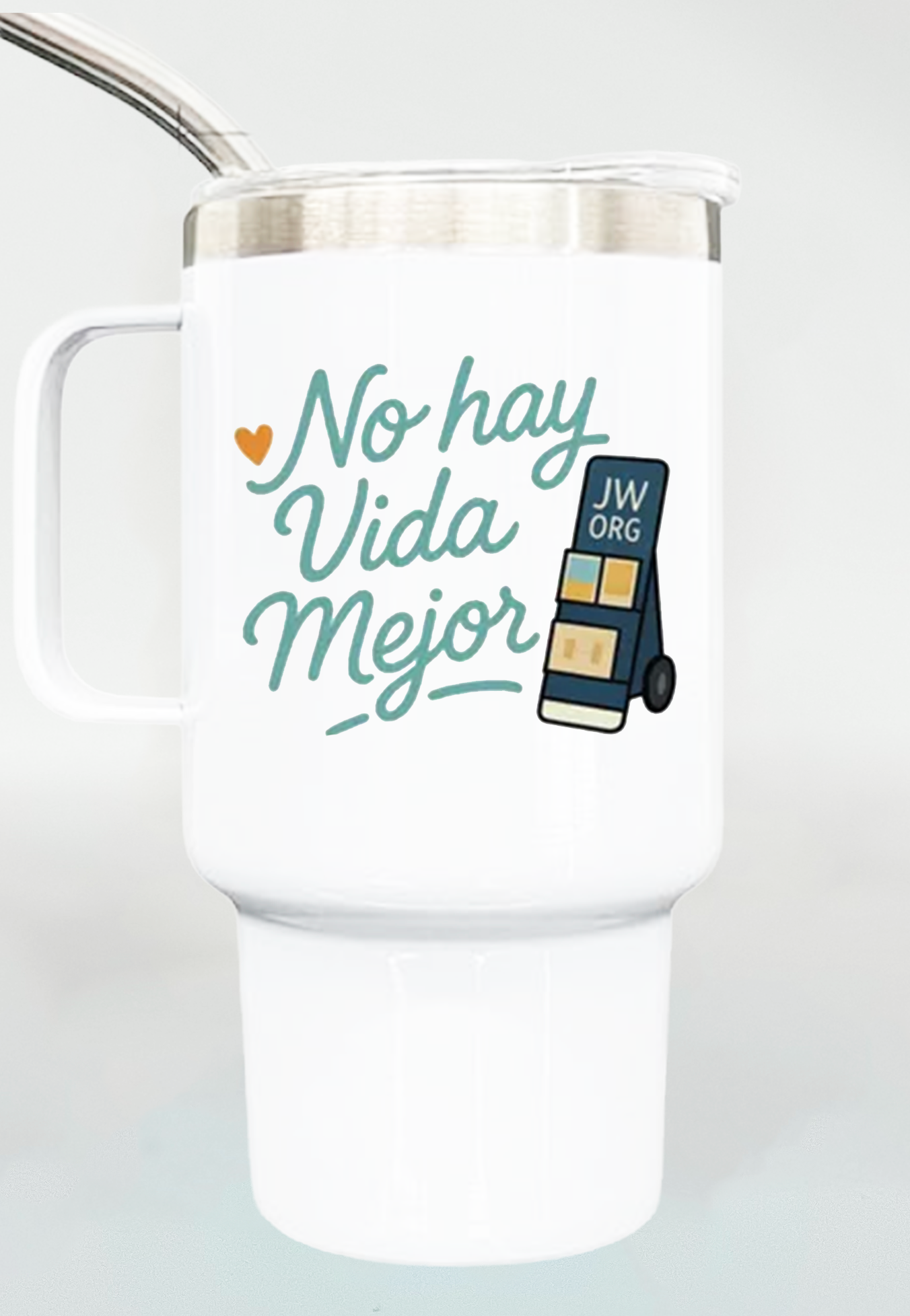 No hay vida mejor Mini Tumbler w/ handle