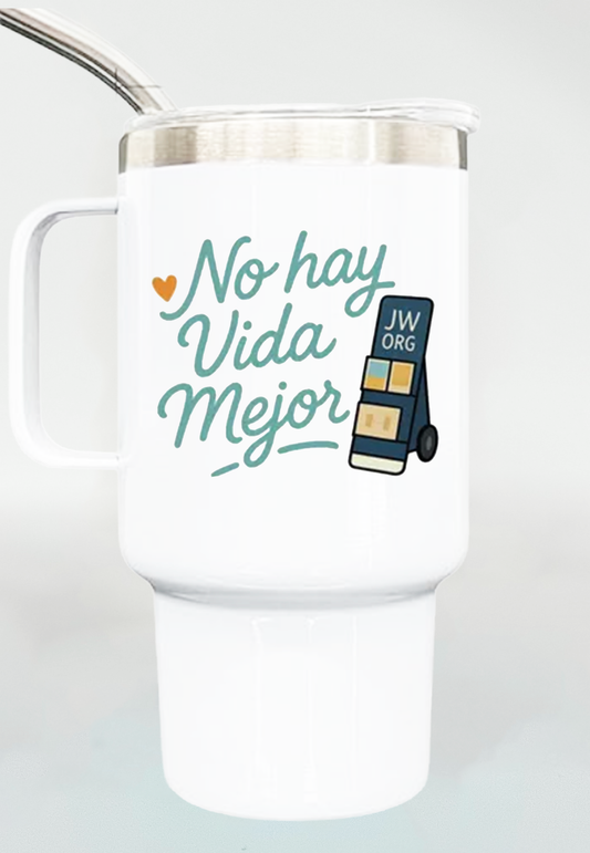 No hay vida mejor Mini Tumbler w/ handle