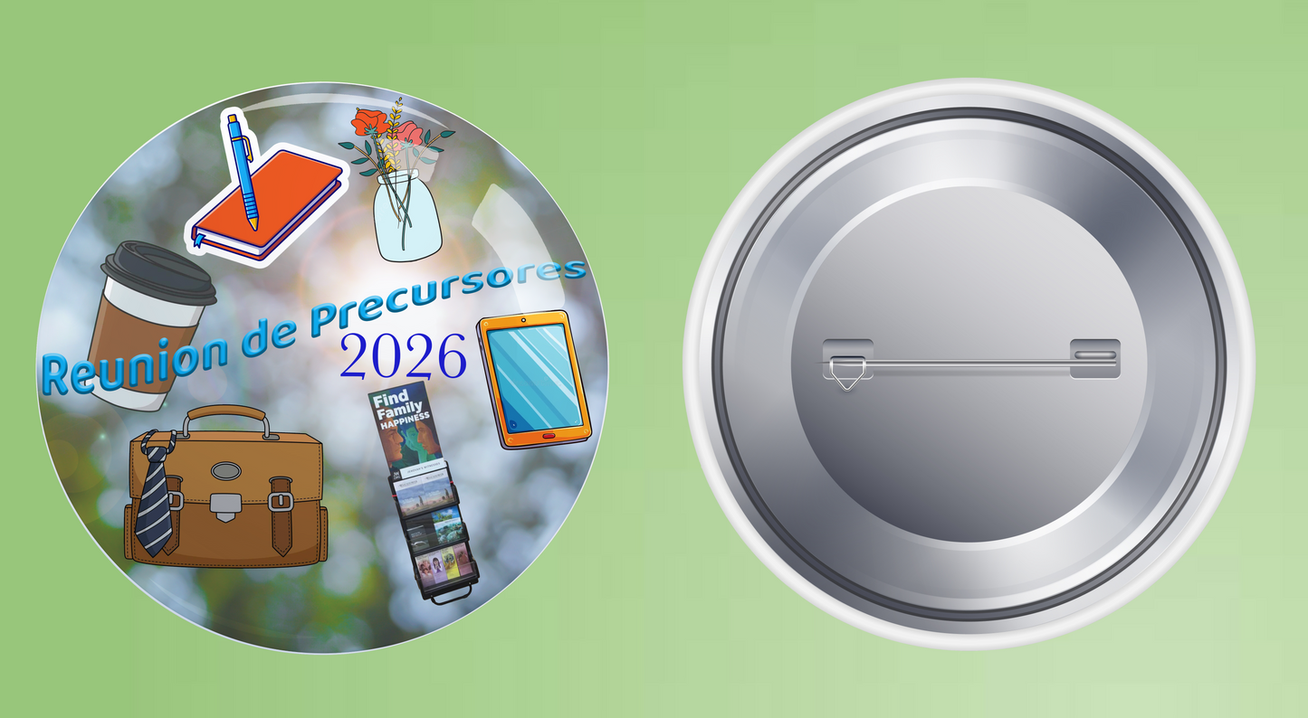 Reunion de Precursores 2026 JW Pin