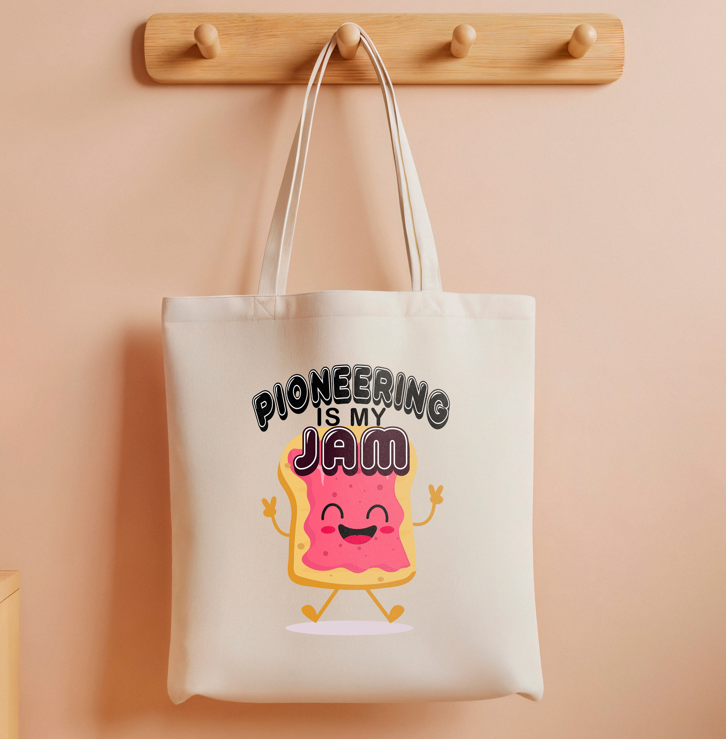 Canvas Tote Bag - Pioneering is my Jam JW