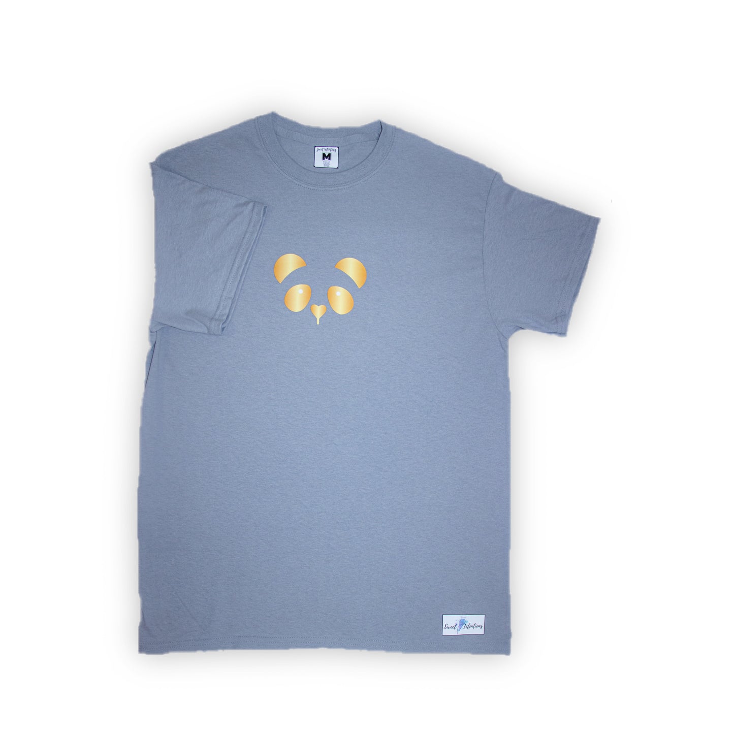 Gold Panda Short sleeve t-shirt (Gray)