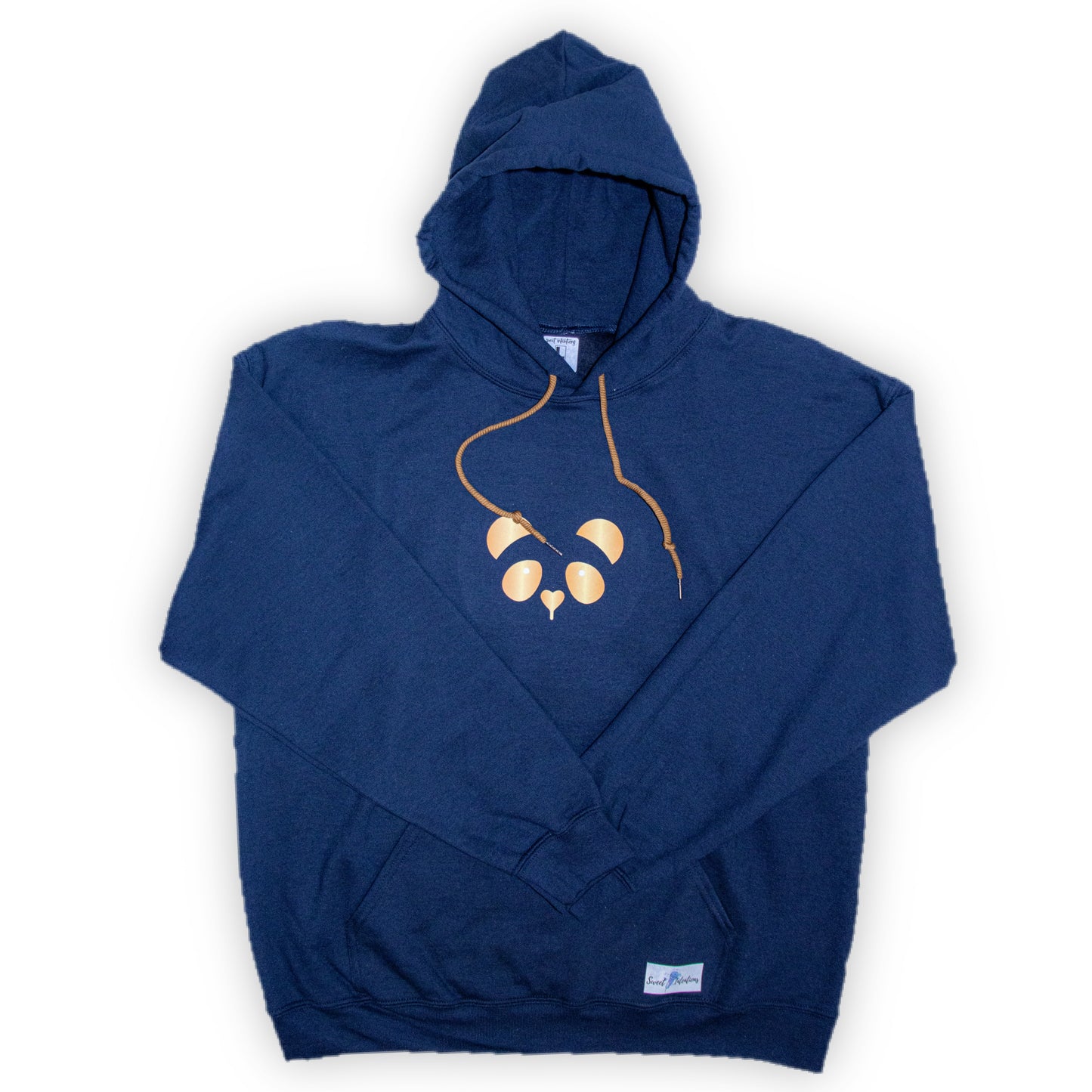 Gold Panda Hoodie (Navy Blue)