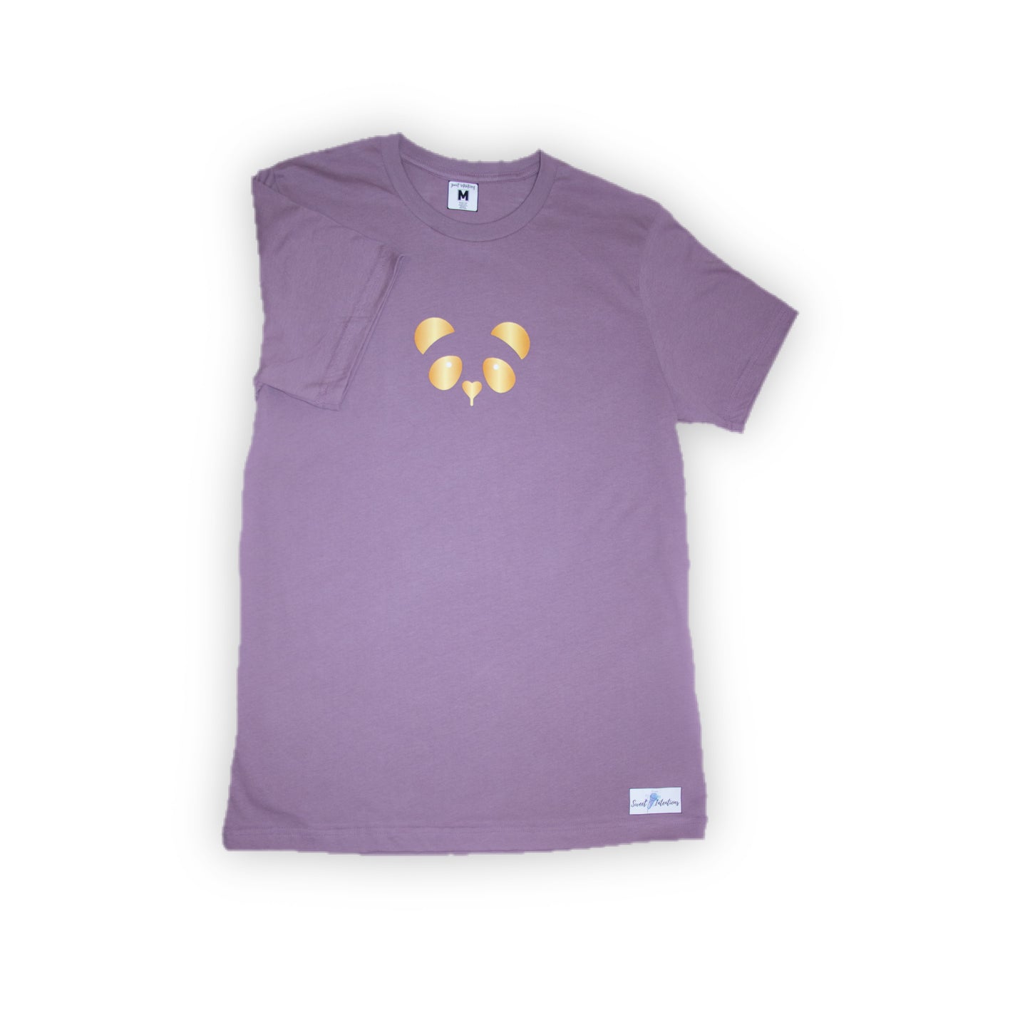 Gold Panda Short sleeve t-shirt (Orchid)