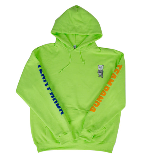 Special Edition Team Panda Pullover Hoodie (Neon Green) From the New Fall Panda Collection