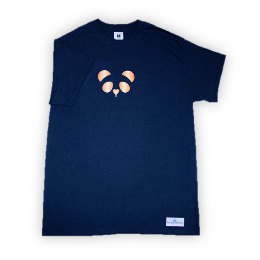 Gold Panda Short sleeve t-shirt (Navy Blue)