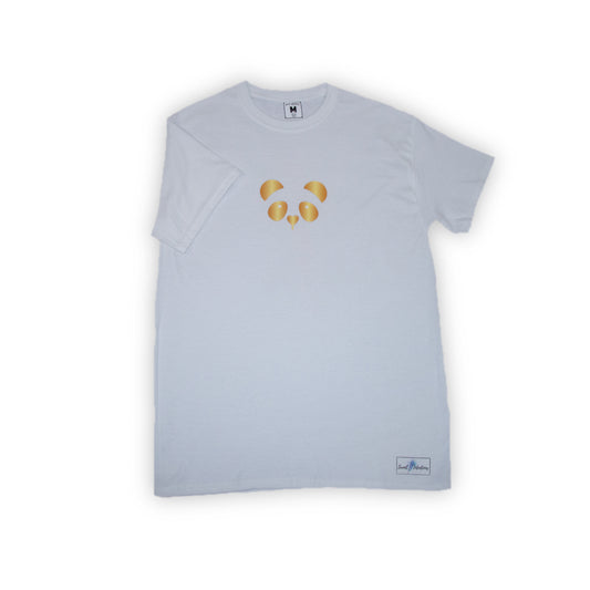 Gold Panda Short sleeve t-shirt (White)