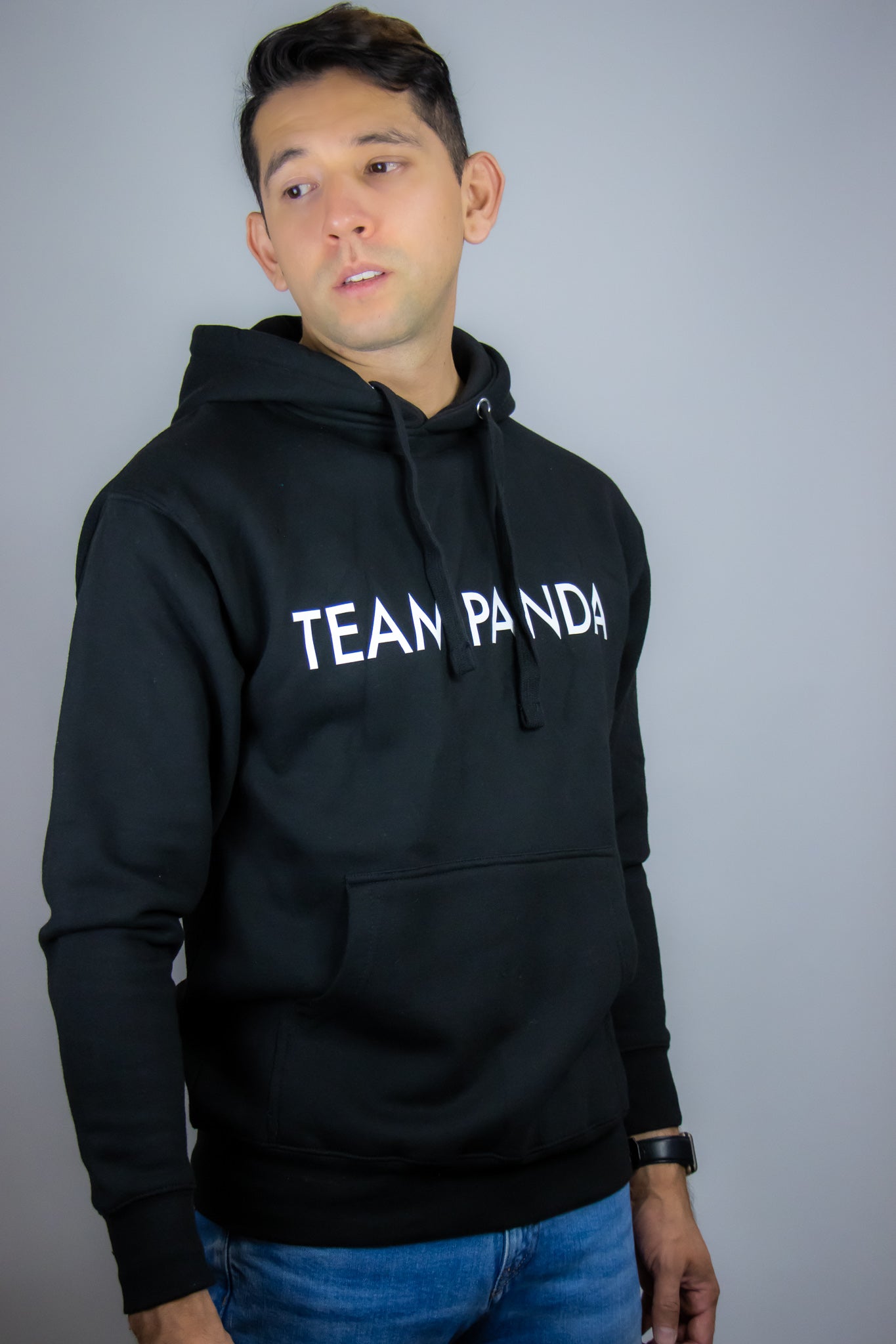 Black Team Panda Hoodie