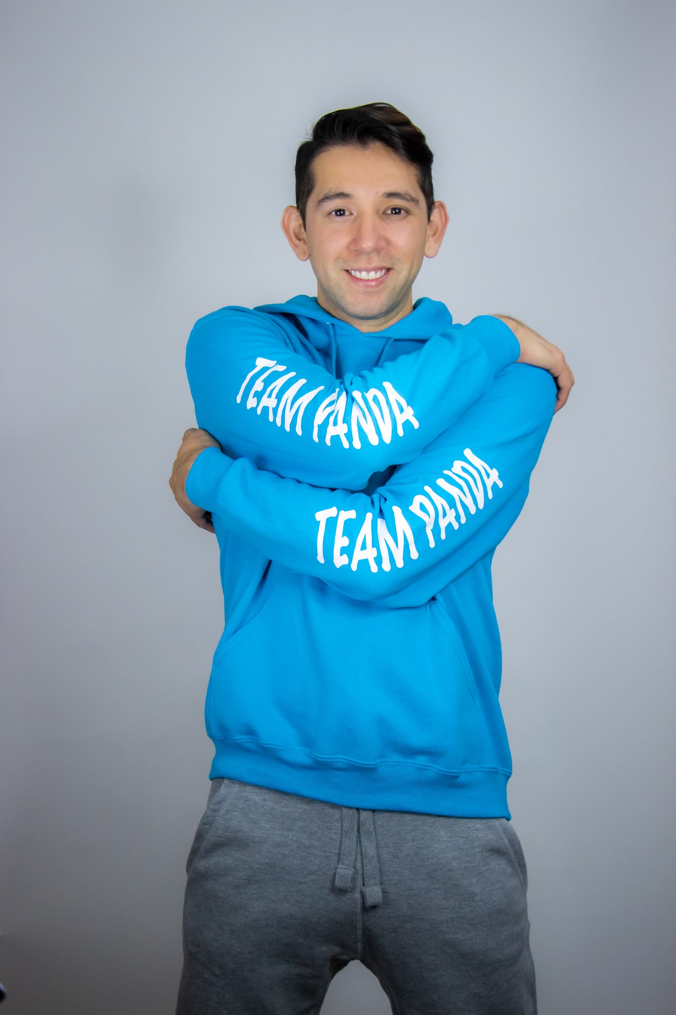 Surfer Sweater (Team Panda)- California Blue