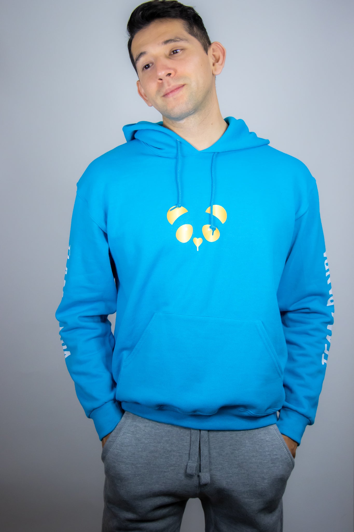 Surfer Sweater (Team Panda)- California Blue