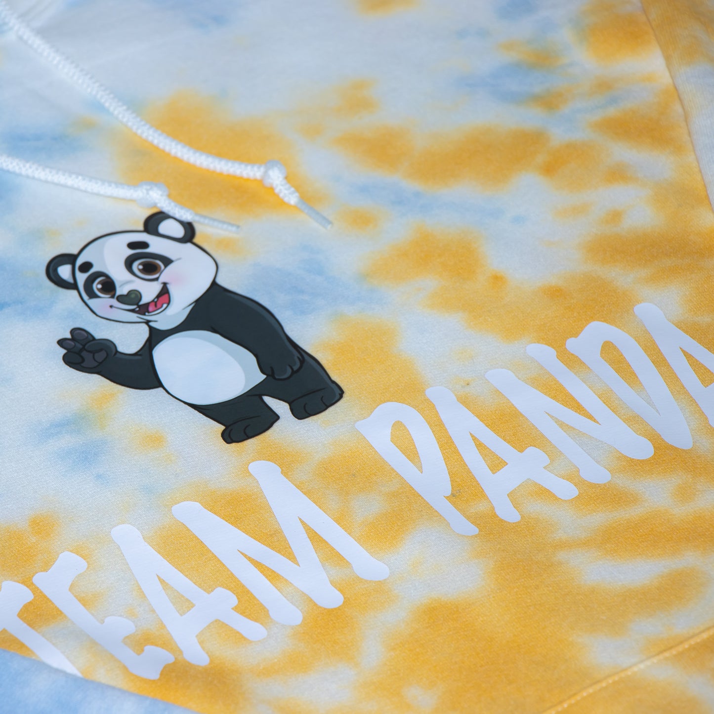 Team Panda Logo Hoodie (Blue, Pink, Yellow)