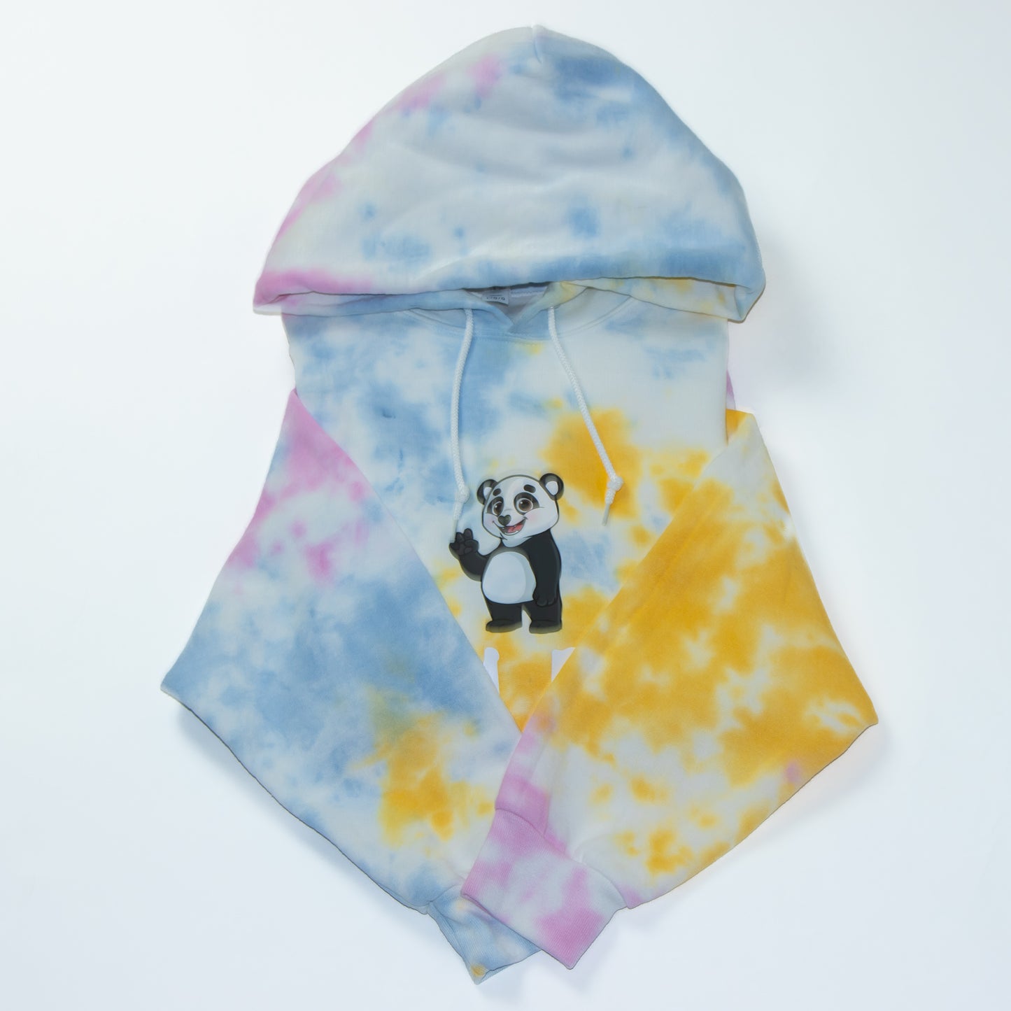 Team Panda Logo Hoodie (Blue, Pink, Yellow)