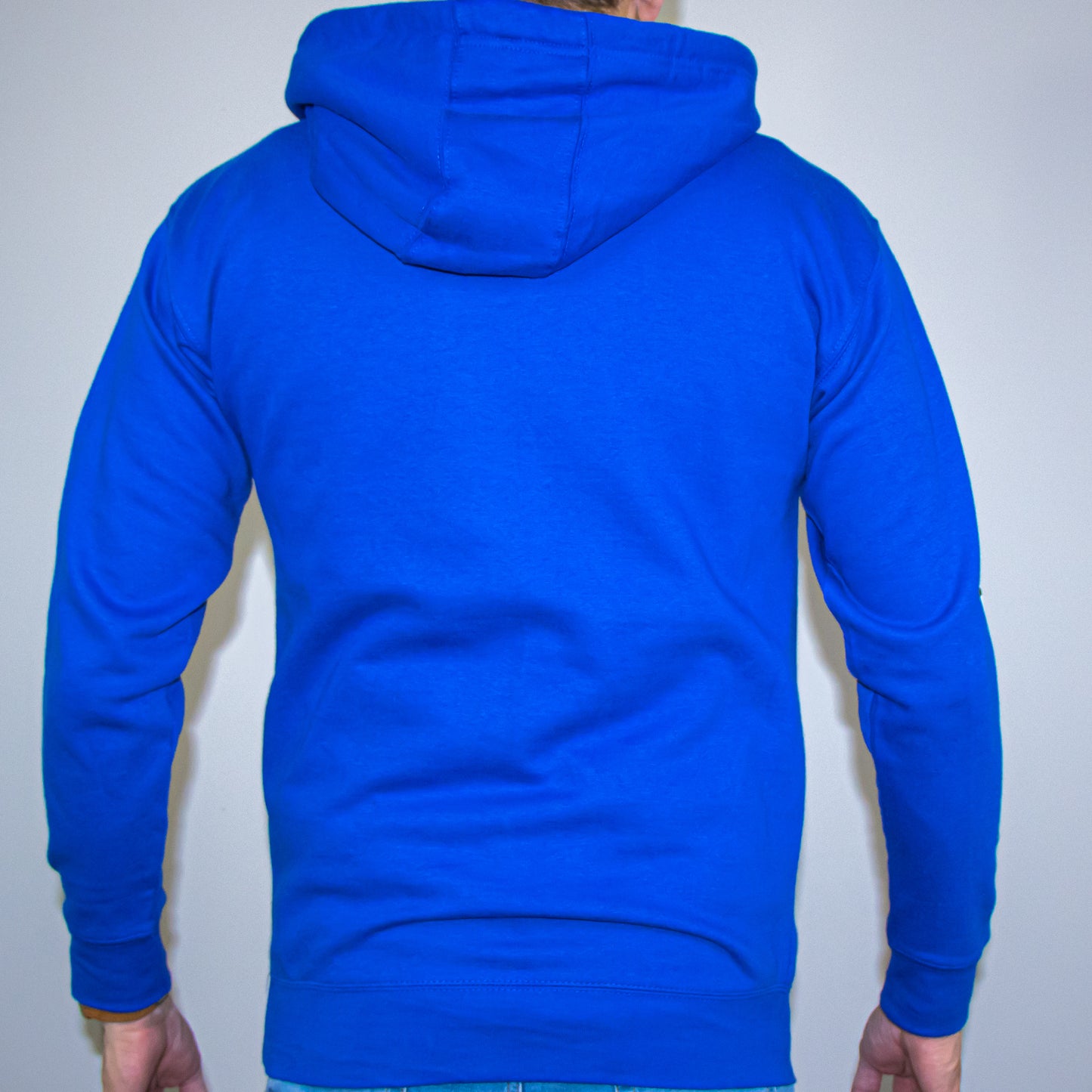 Pullover Team Panda Graphic Hoodie (Royal Blue)