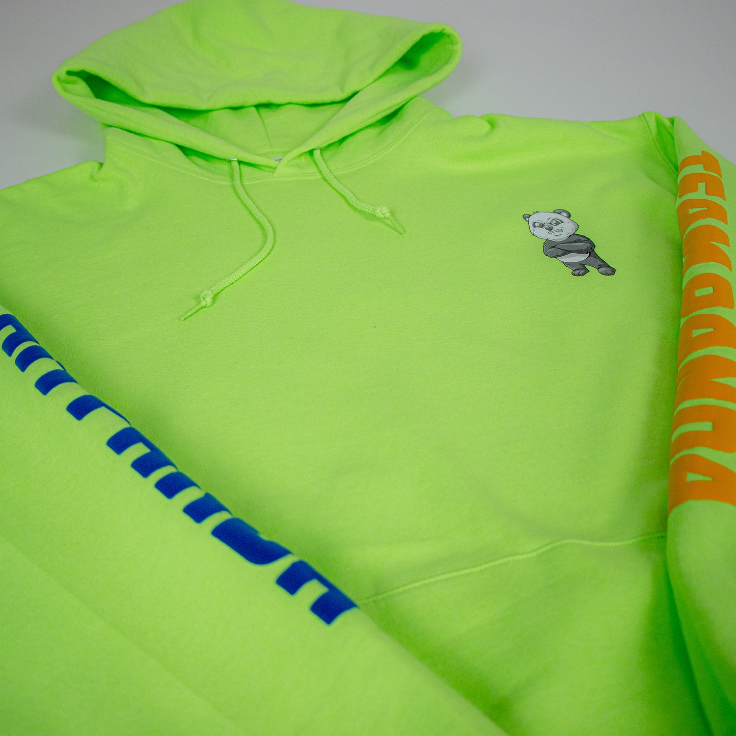 Special Edition Team Panda Pullover Hoodie (Neon Green) From the New Fall Panda Collection