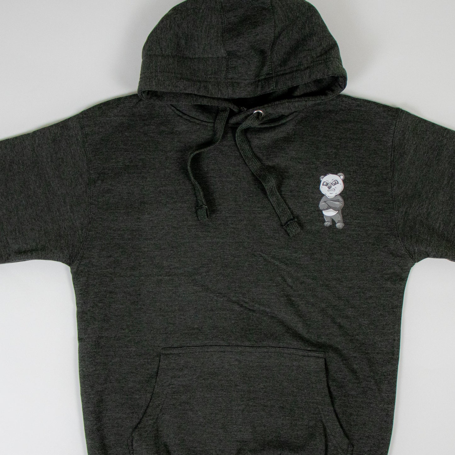 New Team Panda Hoodie (Dark Heather Grey)