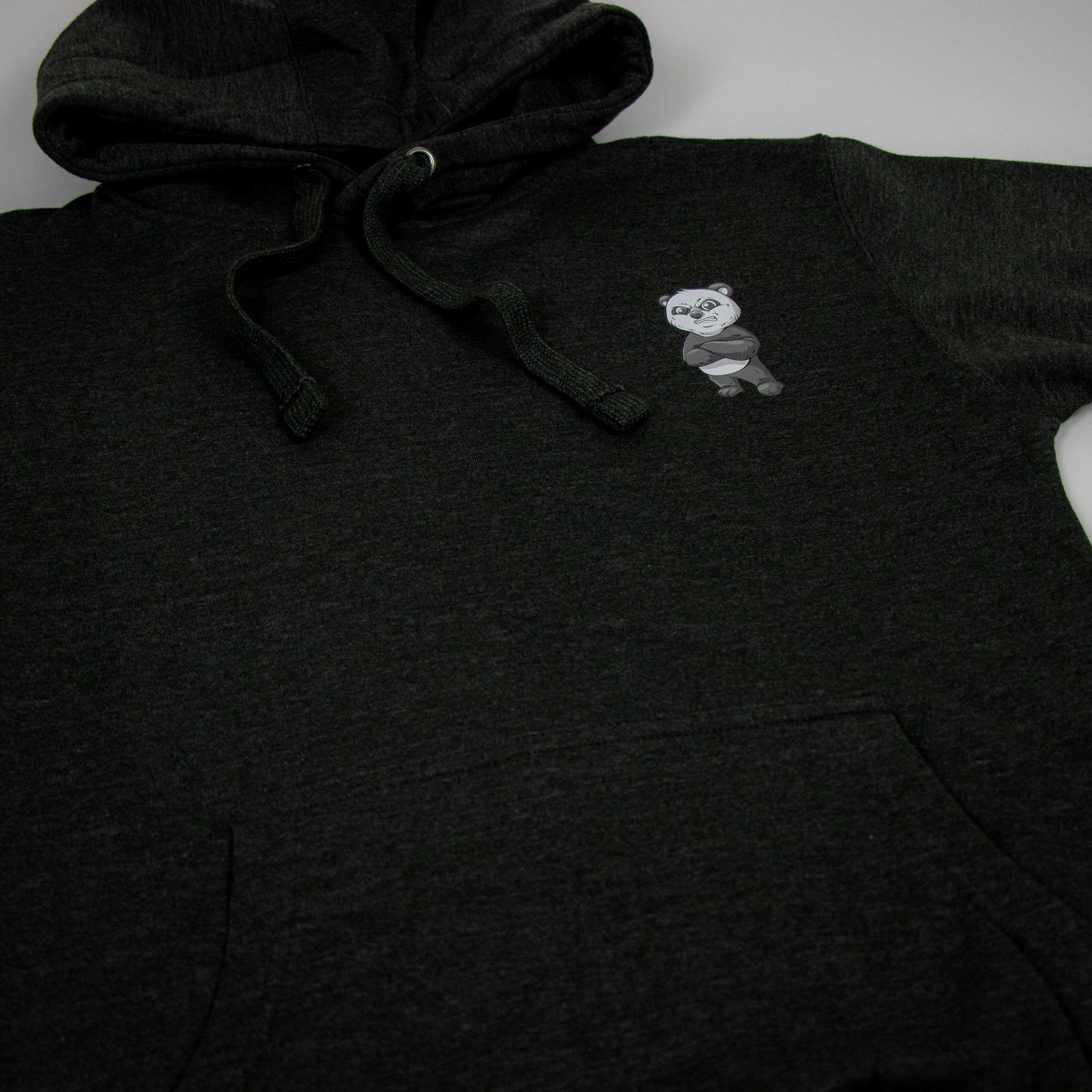 New Team Panda Hoodie (Dark Heather Grey)