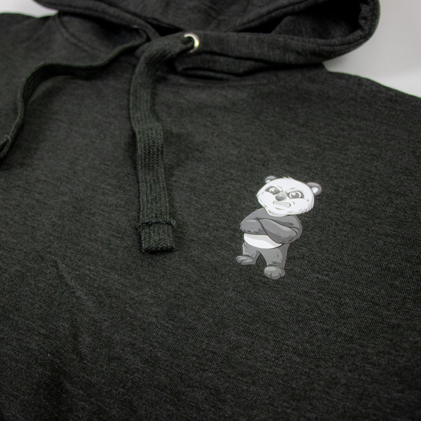 New Team Panda Hoodie (Dark Heather Grey)