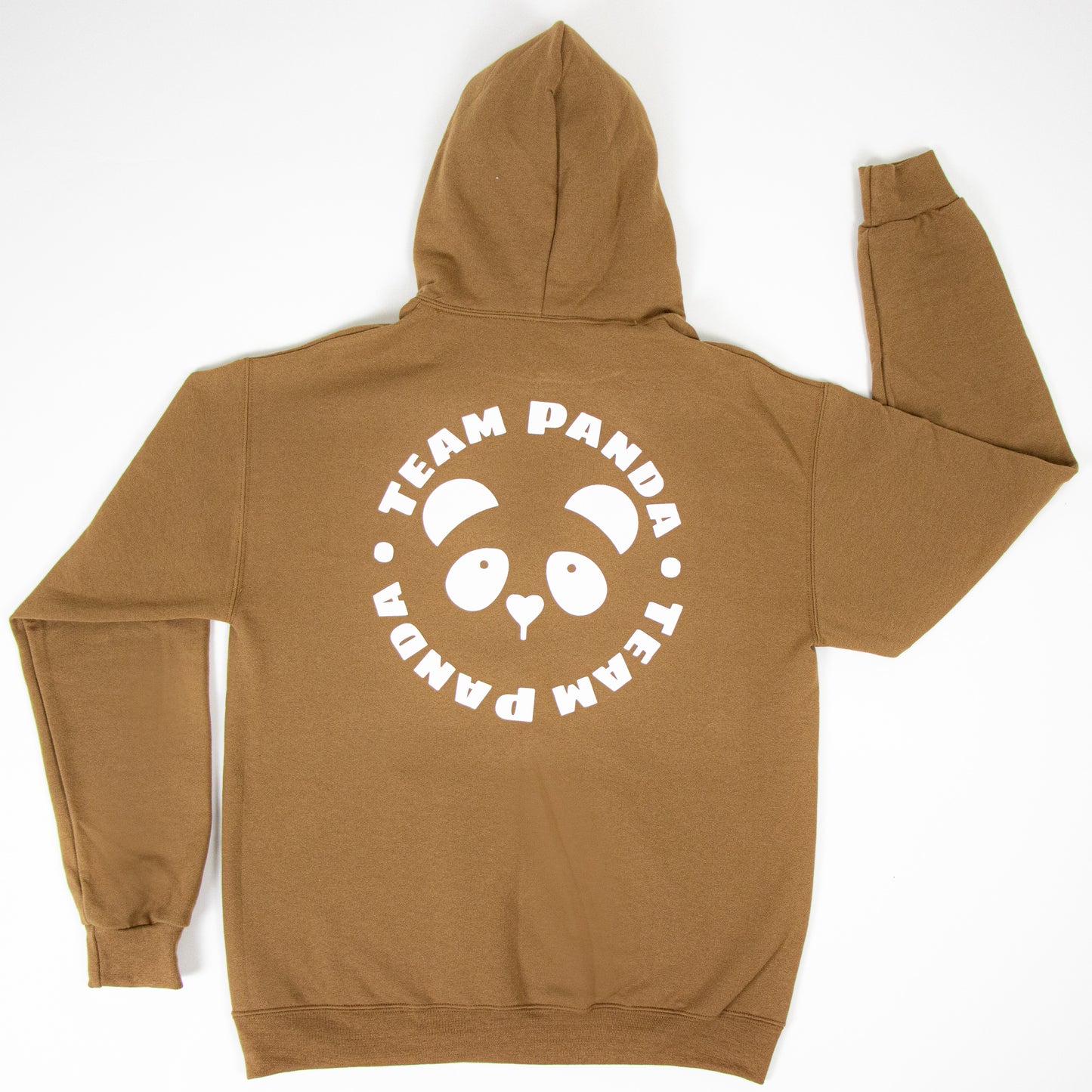 Brown Team Panda Hoodie w/ pocket