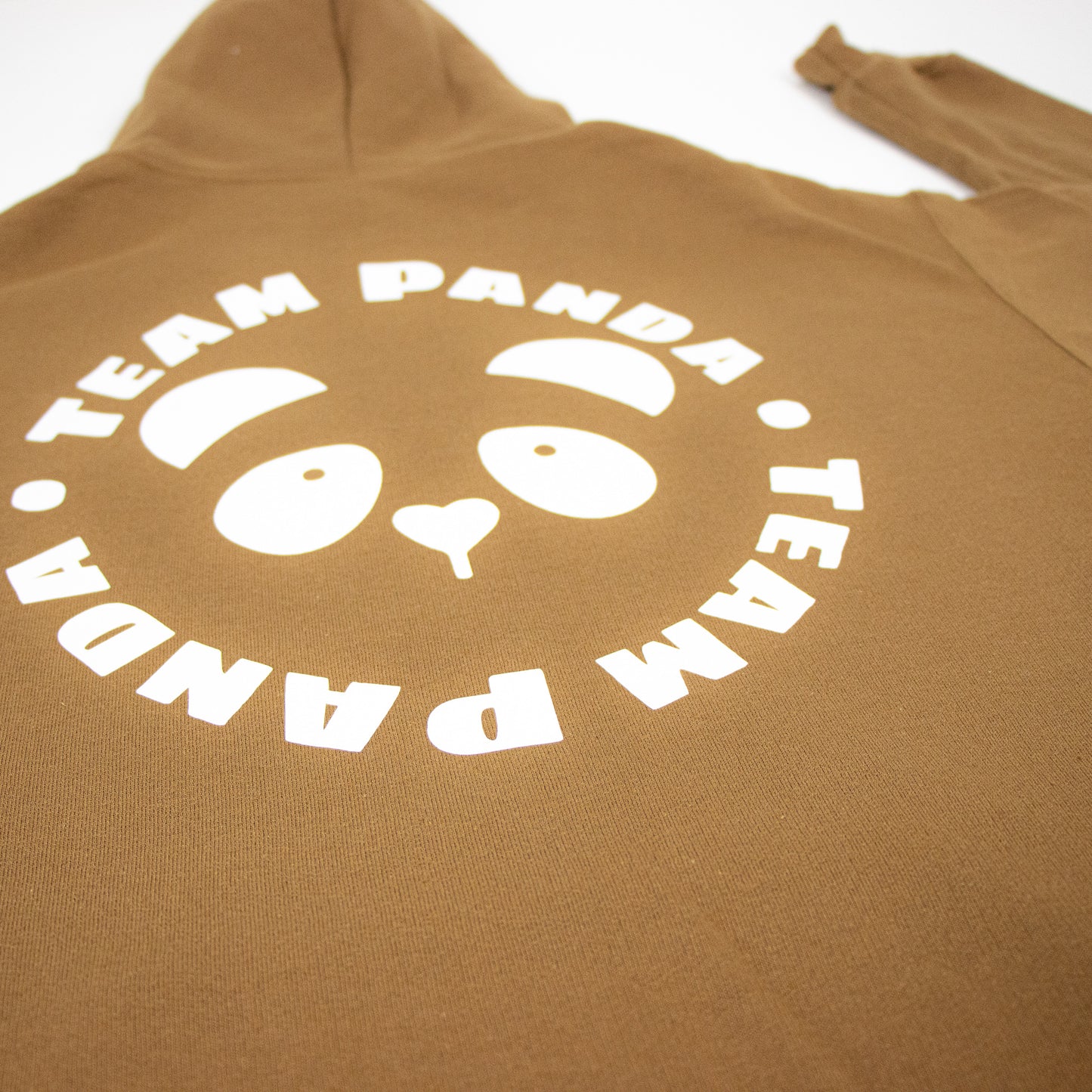 Brown Team Panda Hoodie w/ pocket