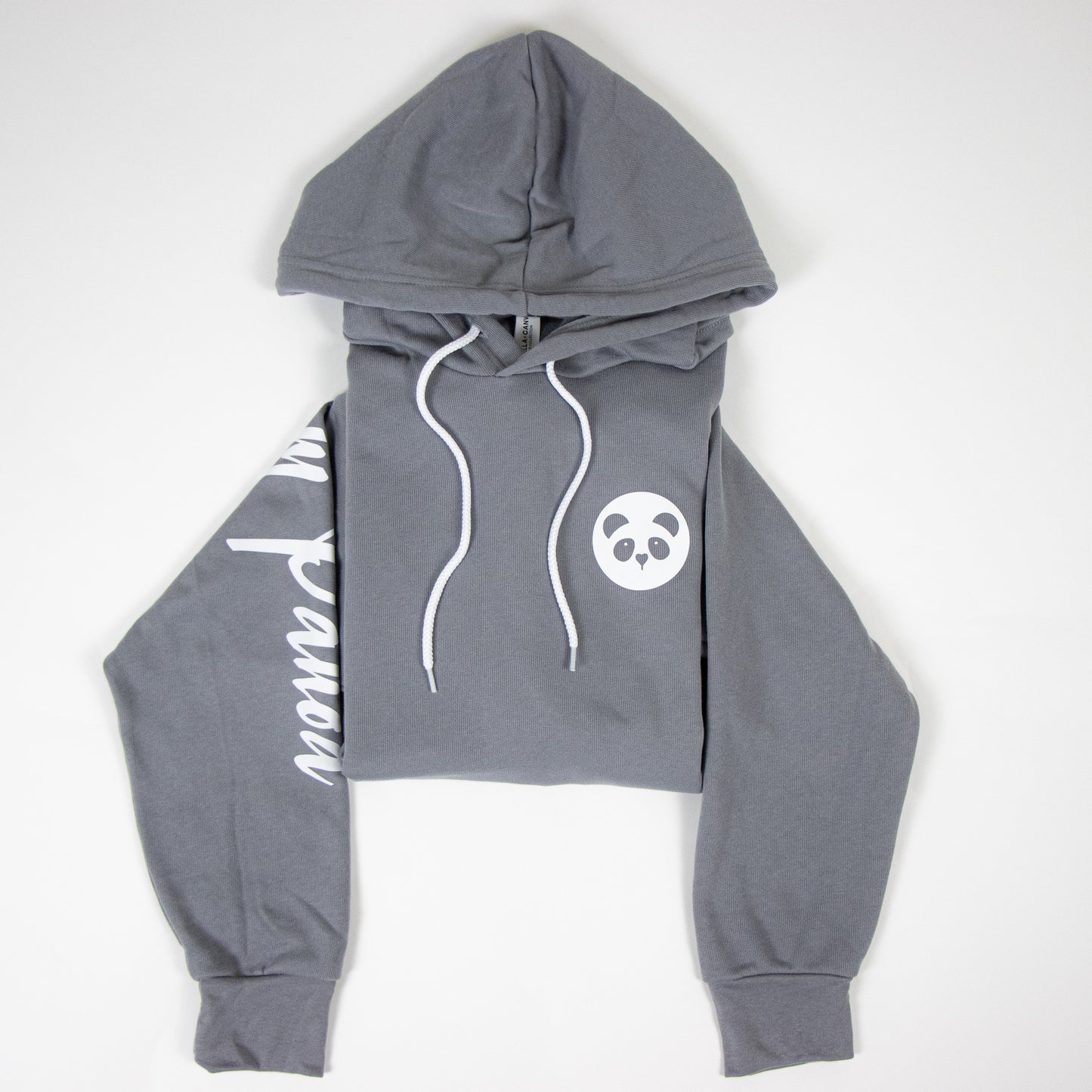 Ultra Soft Team Panda Pullover Hoodie Airlume Combed (Grey)