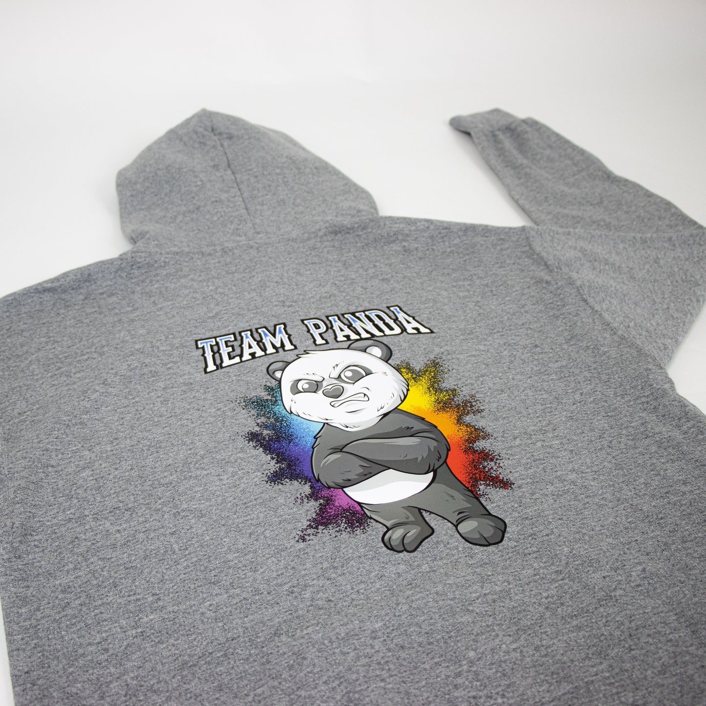 New Team Panda Pullover Hoodie (Gray) From the New Fall Panda Collection