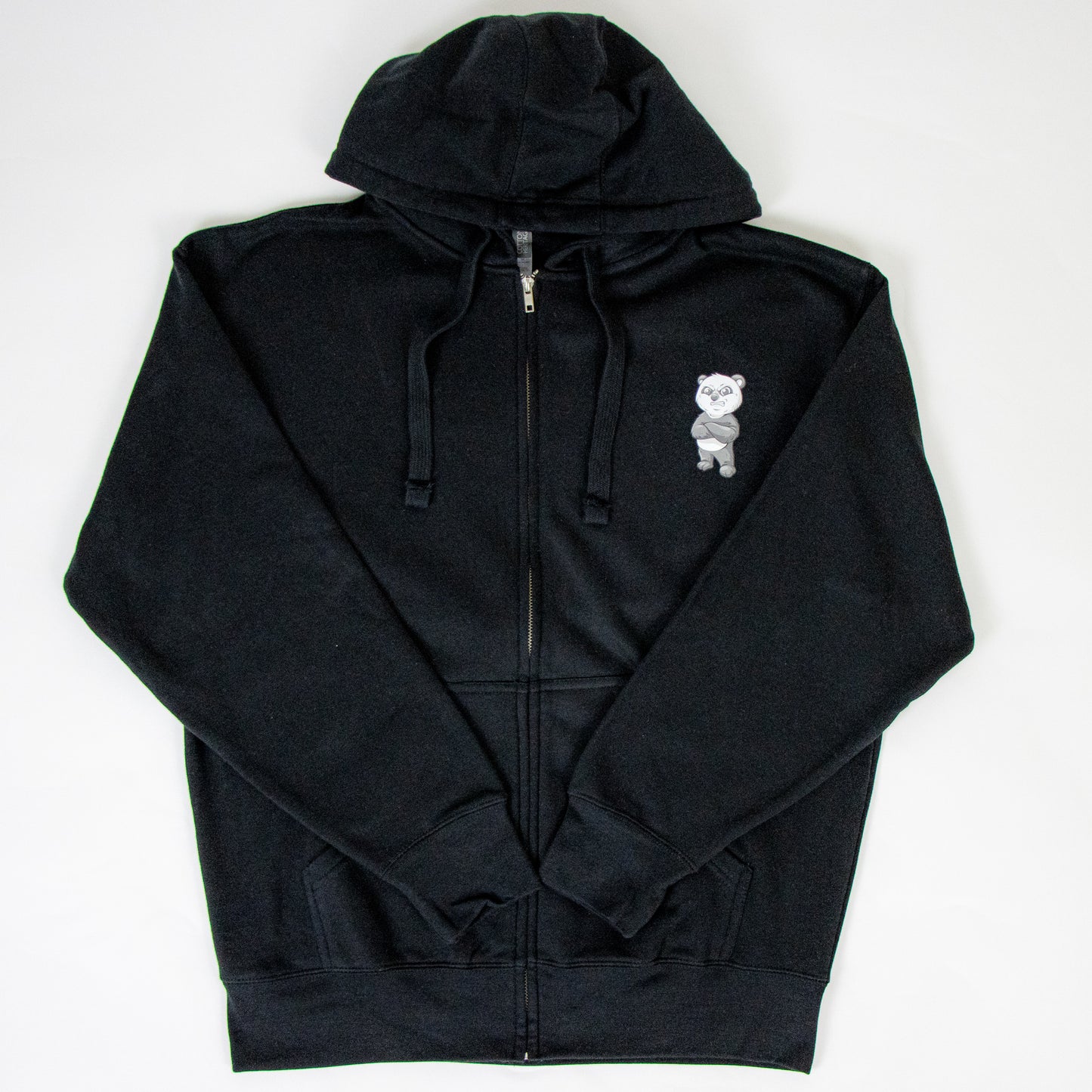 New Team Panda Zipper Hoodie (Black) From the Fall Panda Collection