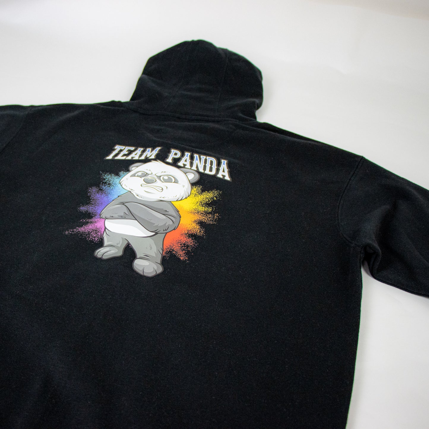 New Team Panda Zipper Hoodie (Black) From the Fall Panda Collection