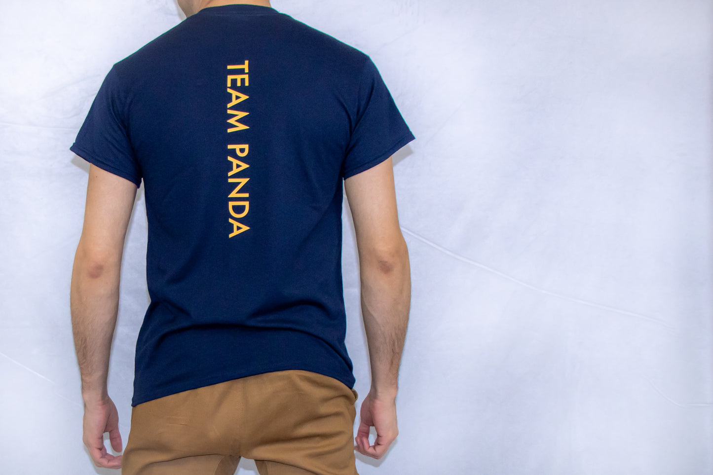 Gold Panda Short sleeve t-shirt (Navy Blue)